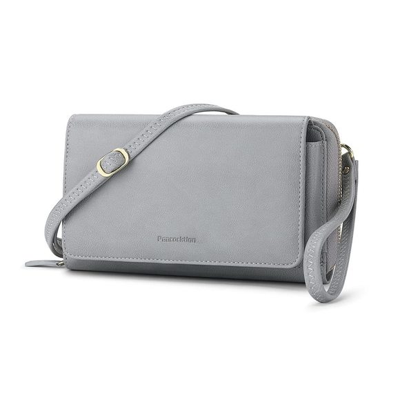 Rfid Wristlet Wallets, Leather Crossbody Handbags, Clutch :3 - Picture 1 of 6